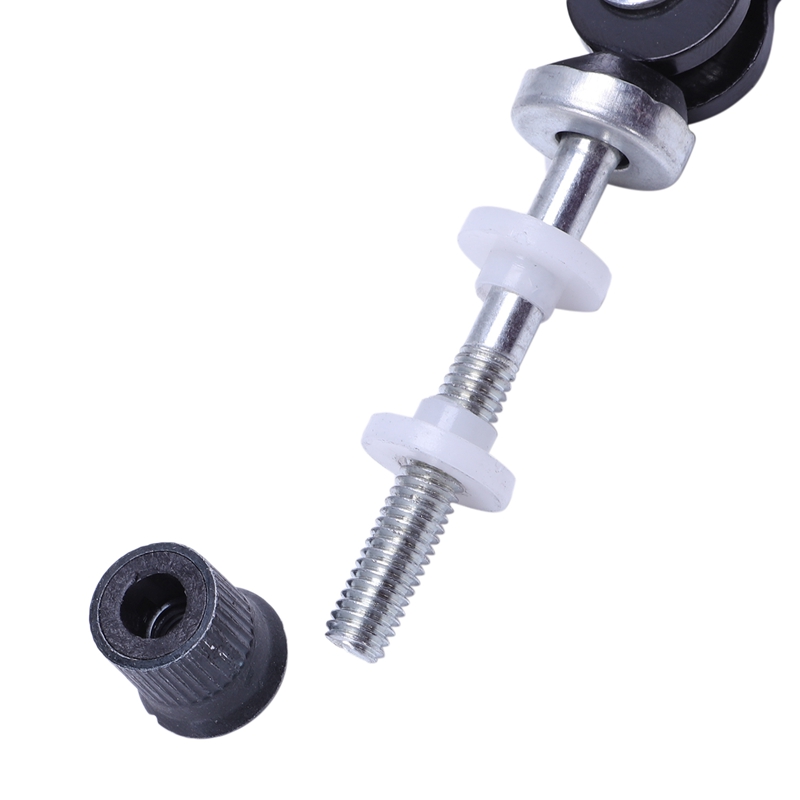 1X Black Bicycle Quick Release Seat Post Clamp Binder &amp; 1Pair Bike Wheel Skewer Quick Release QR Front Rear Axle Red