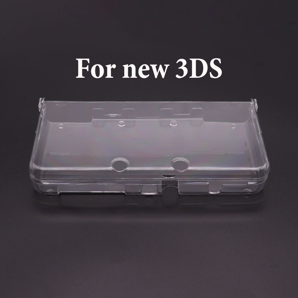 Leichte, stabile schutzhülle aus transparentem kunststoff für die nintendo 3ds, 3ds xl und ll spielkonsole