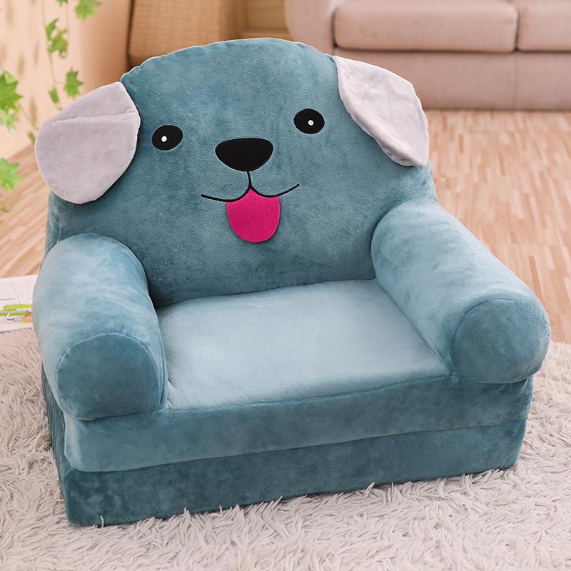 Mode Kinderen Sofa Vouwen Cartoon Leuke Lui Persoon Liggen Seat Baby Kruk Kleuterschool Kan Worden Gedemonteerd Gewassen: 2