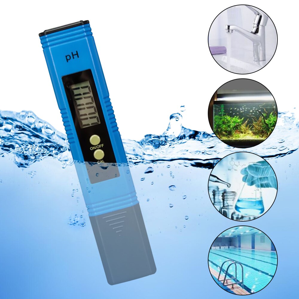 Digital Electric Ph Conductivity Meter Tester Hydroponics Water Test Pen Tester for Aquarium Swimming Pool Fishing Industry