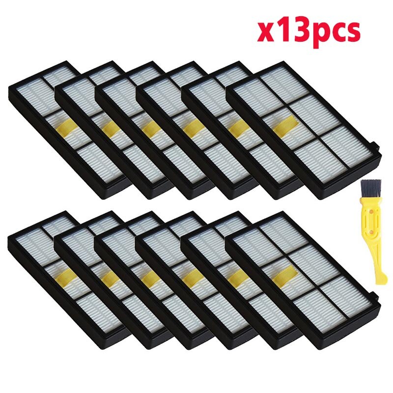 Accessoires Kits remplacement pour iRobot Roomba 800 900 série 870 880 890 960 980 aspirateur côté brosse filtre extracteur: 13pcs-set