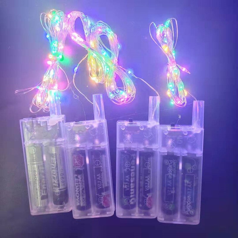 Tira de luces LED para decoración de bodas, fiestas de cumpleaños y vacaciones, 1 unidad, 3 metros, 30 unidades