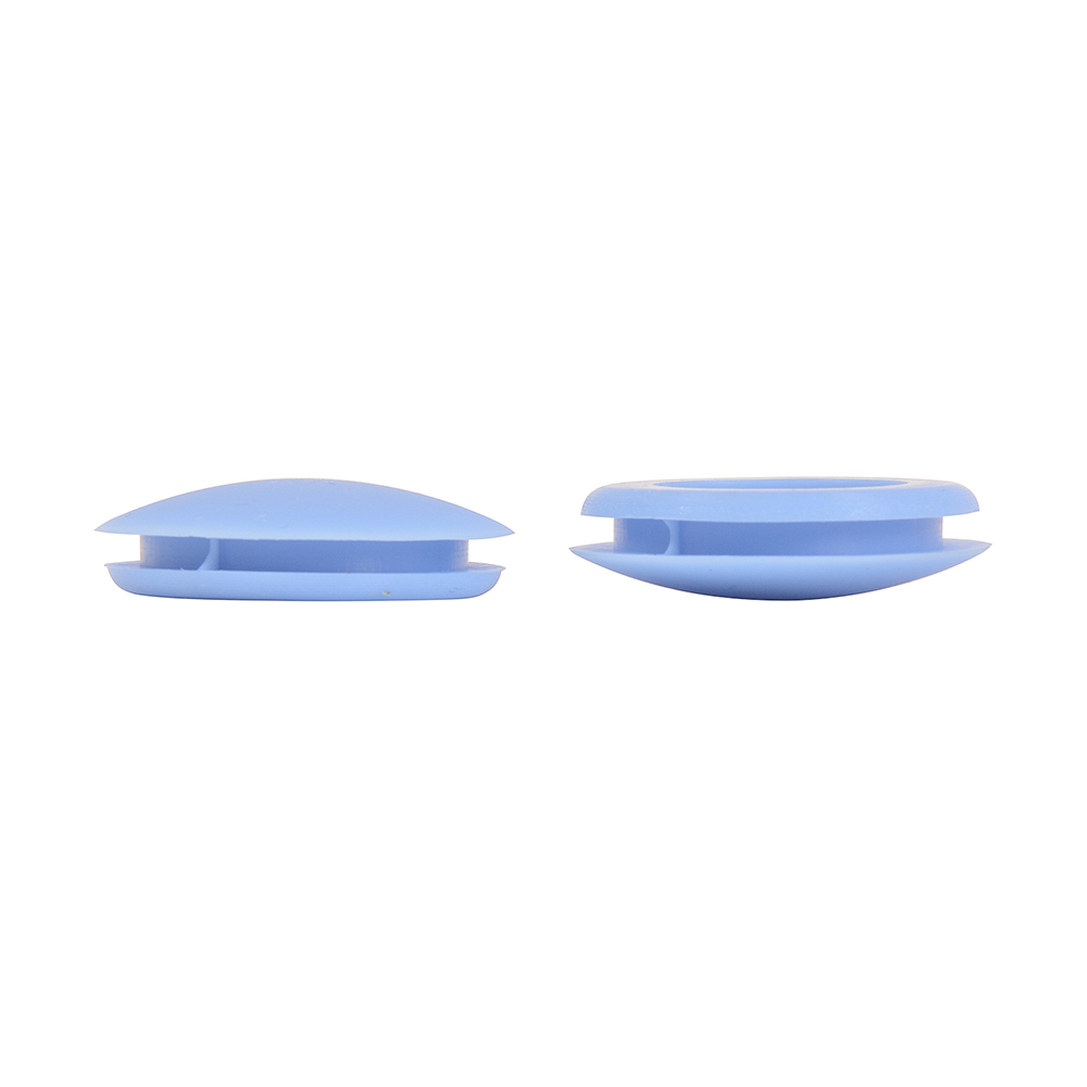 Bouchon de trou de rétroviseur en caoutchouc, accessoires de Scooter, capuchon de rétroviseur de moto pour GTS 300 GTV 300 GTS300: Bleu