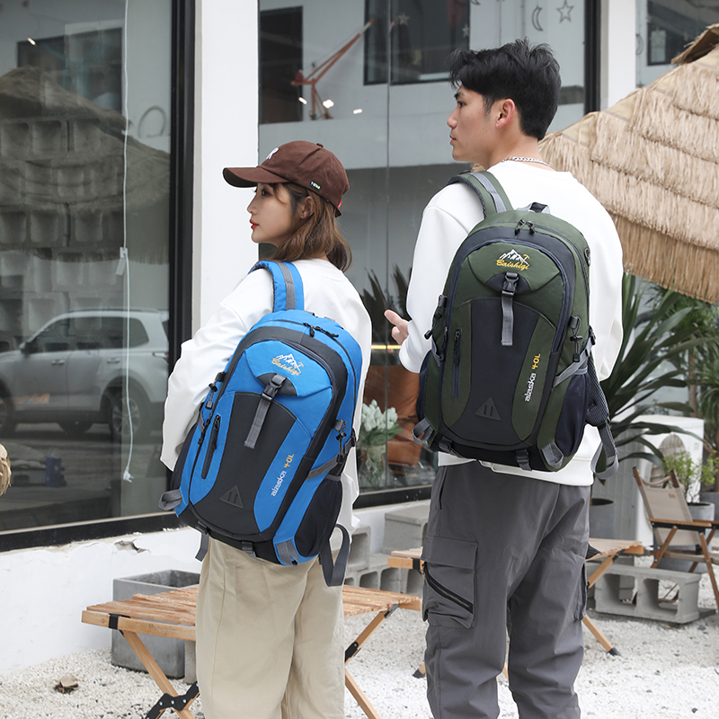 Men Backpack Nylon Waterproof Casual Outdoor Travel Backpack Ladies Hiking Camping Mountaineering Bag Youth Sports Bags