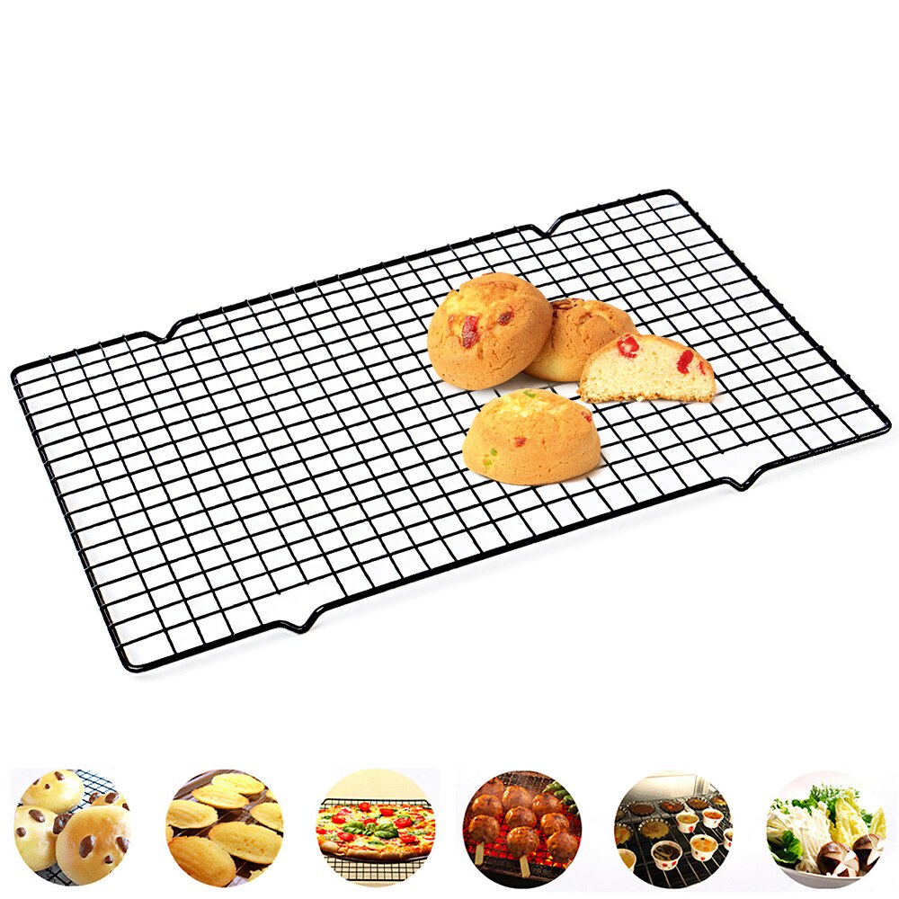 Stainless Steel Grid Rack Baking Tray Nonstick Baking Cooling Rack Kitchen Utensils Bakeware Tools Biscuit Bread Cake Rack