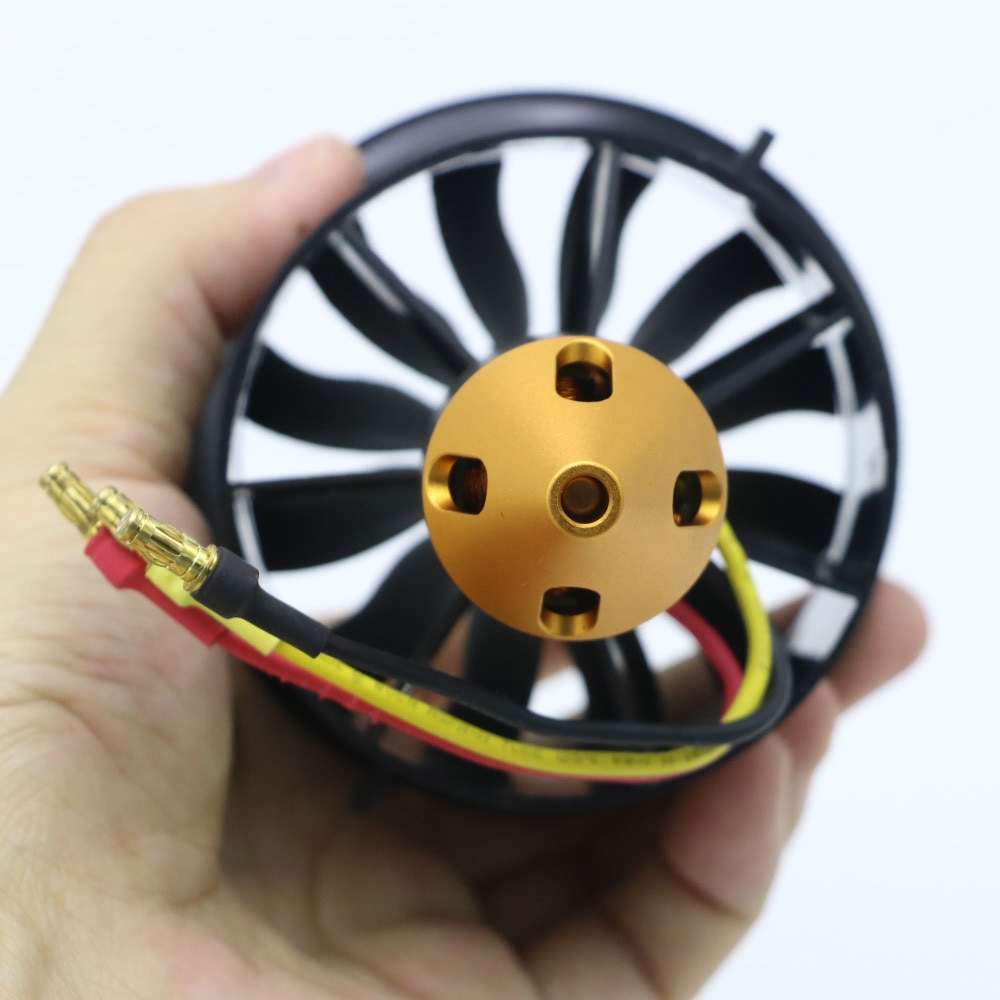 64mm 70MM 90MM 120MM 12 Blades Ducted Fan System EDF For Jet Plane with Brushless Motor RC Plane EDF RC Helicopter