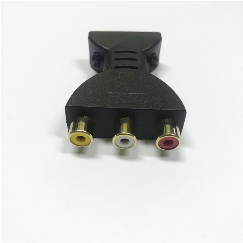 Para HD TV BOX HD 1080P RCA AV a HDMI, convertidor adaptador compuesto compatible AV2HDMI, Cable de Audio y vídeo HDMI a AV con Cable USB