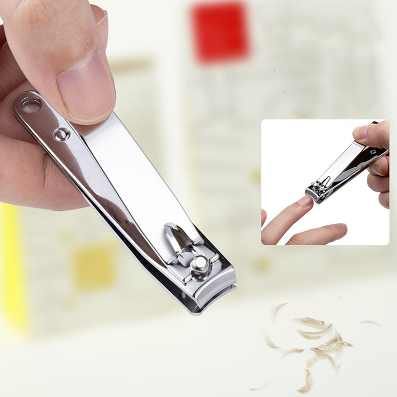 Stainless Steel Nail Clipper Cutter Toe Nail Clipper with Clip Catcher Fingernail Manicure Trimmer Pedicure Tools