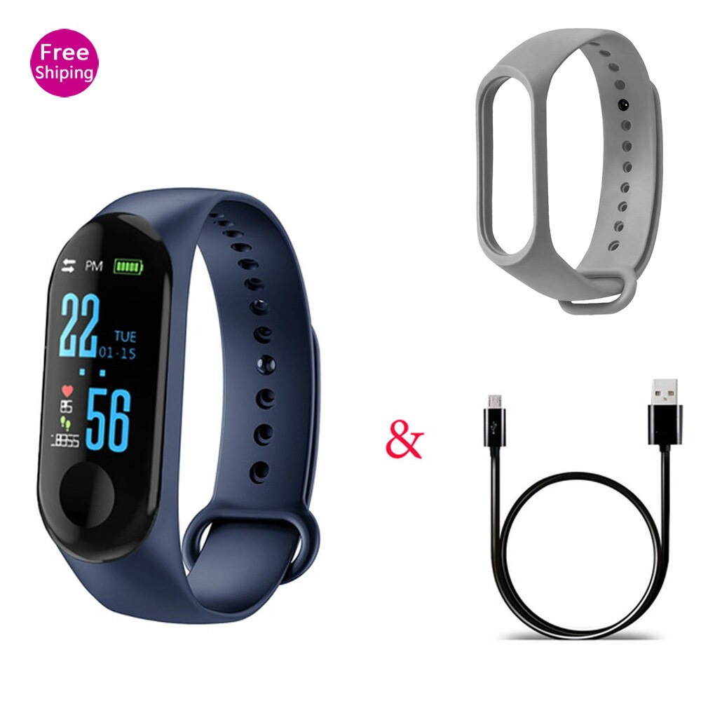 Forskrto M4 M3 pro Orologi Smart Inseguitore di Fitness Orologio Braccialetto di Sport di Frequenza Cardiaca Sangue Monitor Salute Wristband smartwatch: M3 as photo show 3