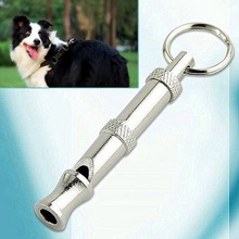 Hond Opleiding Fluitje Hond Fluitje Rvs Pet Dog Training Verstelbare Sound Zilver Metalen Fluitje Sleutelhanger #0211y10