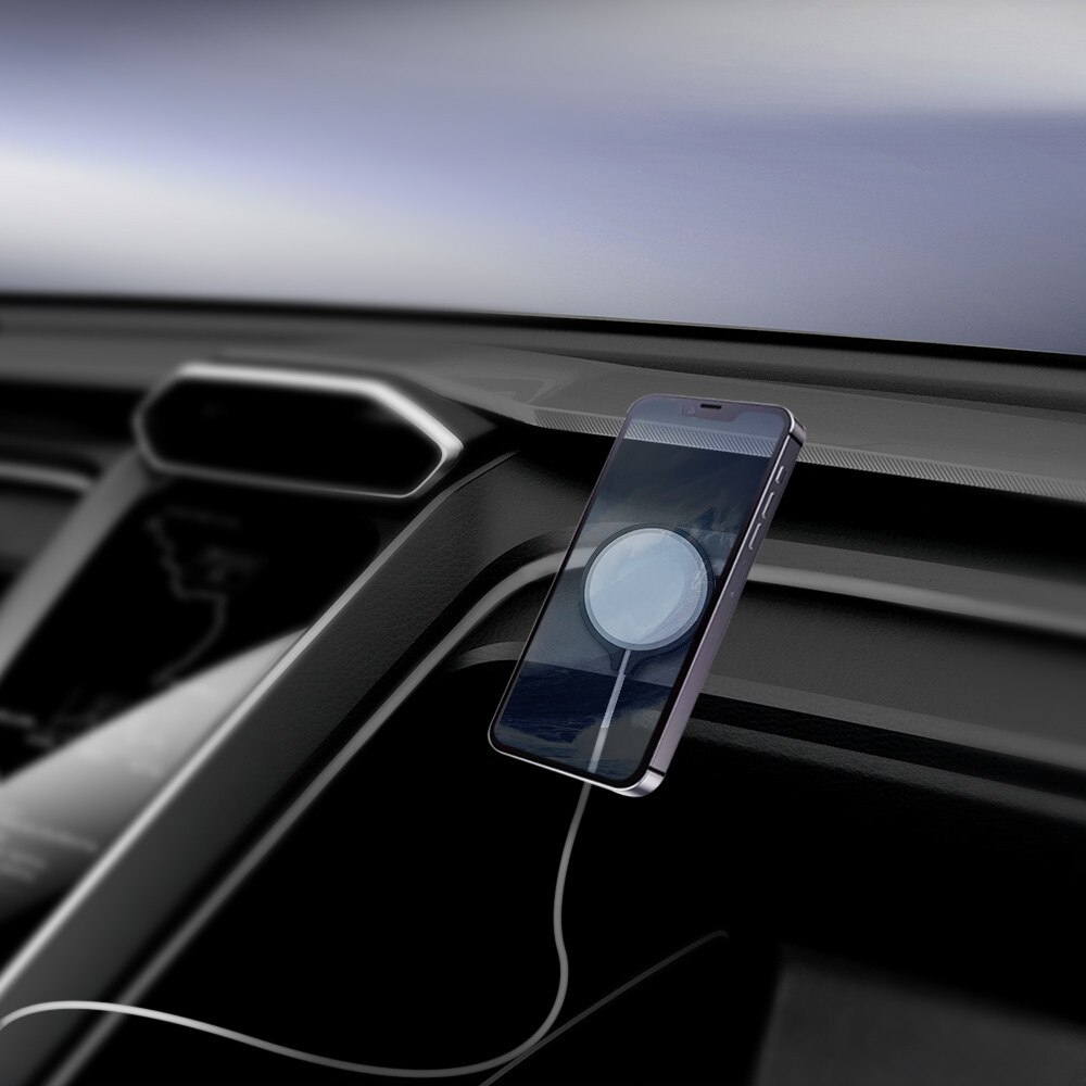 For Apple MagSafe charger case luxury Dust-proof adhesive car anti bracket silicone For Apple MagSafe charger case