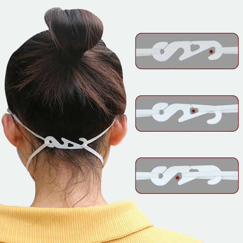 1Pc Tragbare Verstellbare Gesicht Maske Glas Lanyard Handliche & Bequem Sicherheit Maske Rest & Ohr Halter Seil Gesicht Maske haken