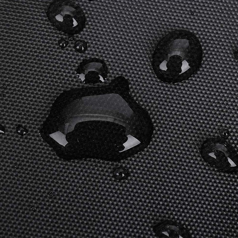 Fire Pit Cover Round 34X16 Inch Waterproof 210D Oxford Cloth Heavy Duty Round Patio Fire Bowl Cover Round Firepit Cover Black