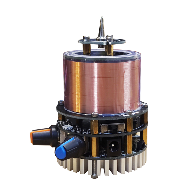 Maxgeek SSTC Mini Tesla Coil Music Double Class-E Solid State Tesla Coil Artificial Lightning Teaching Tool