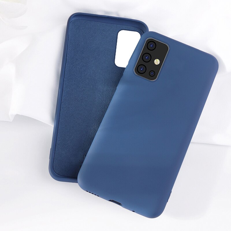 For Samsung Galaxy S20 Plus Case Liquid Silicone TPU Soft Cover Phone Cases Shockproof For Samsung Galaxy S20 Plus S 20: For Galaxy S20 / Blue