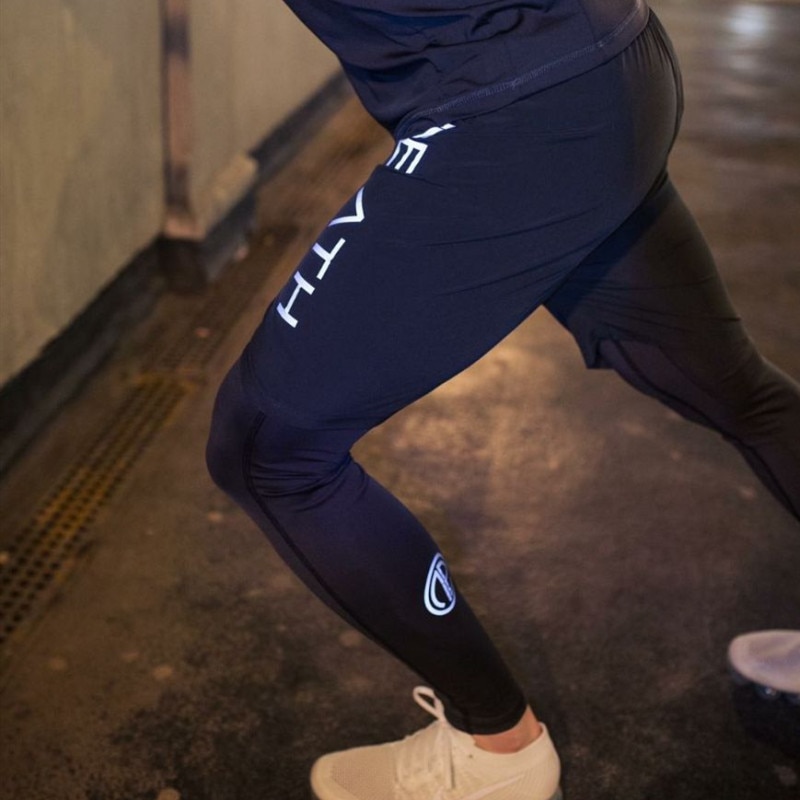 Mænd kompressionstights lange bukser bukser joggers leggings bukser joggers slim fit hombre skinny fitness fitnesscentre træningsbukser