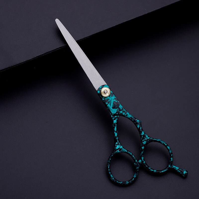 6.0 tommer 4cr hårsaks frisørsaks hårklipping saks frisørsaks salong hårsaks hårklipp: Grønn skjæring