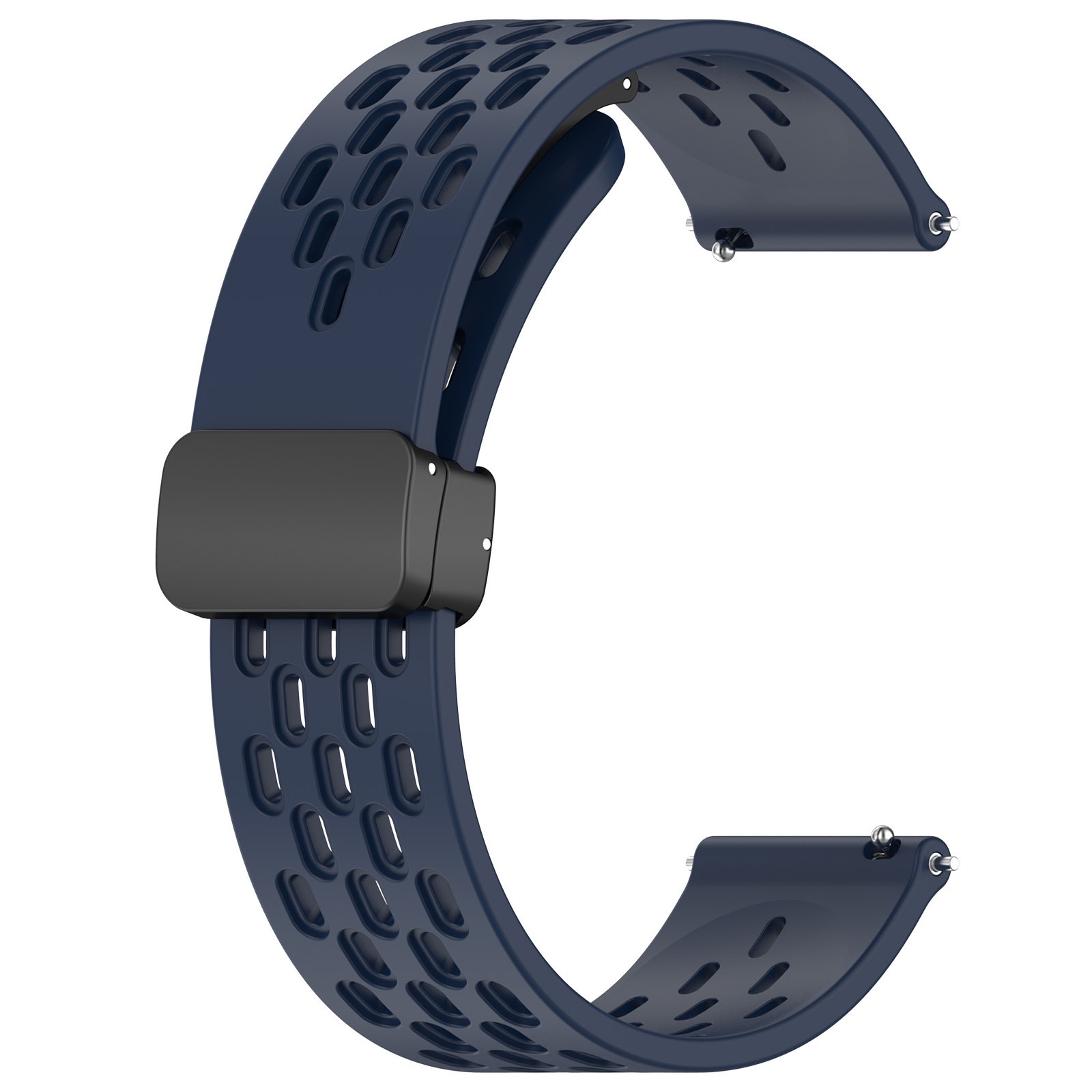 22 20mm Siliconen Band Strap Voor Garmin Venu 2 Plus/3/2/Venu SQ 2/Vivoactive 5/4/3 Band Voor Forerunner 245 255 265 55 Armband: XXL / midnight blue