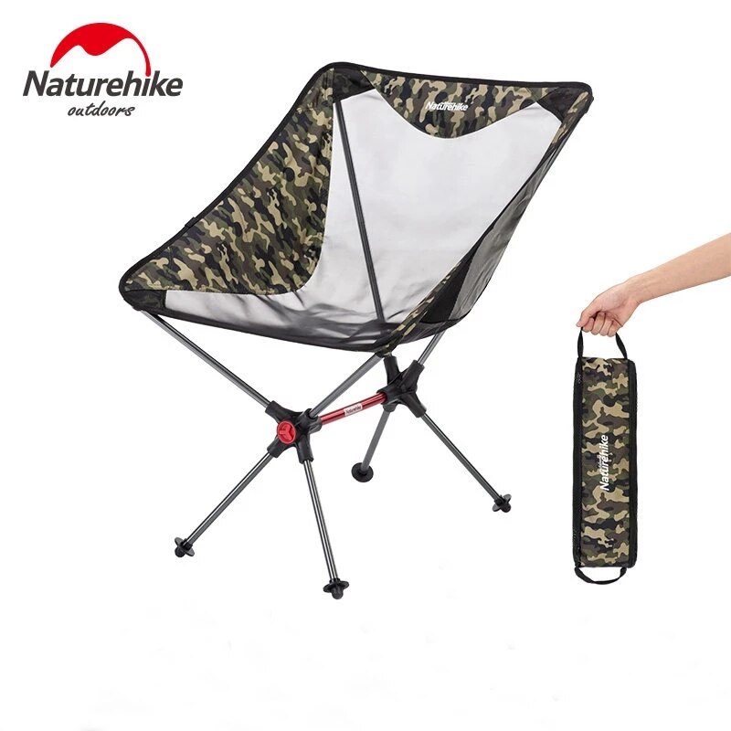 Naturehike 300d oxford klut nylon aluminiumslegering mesh Strand piknik fiskestol lett bærbar sammenleggbar campingstol