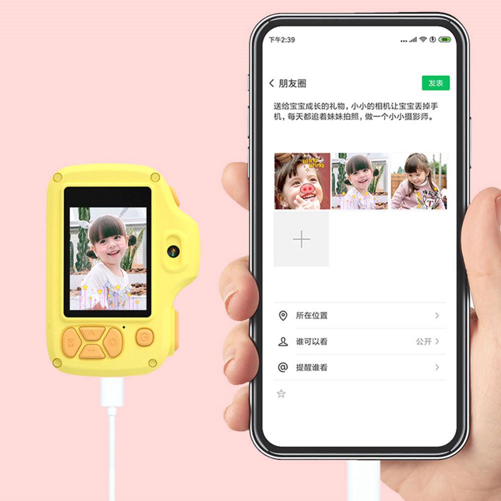 20mp crianças câmera digital portátil 2 hd screen hd 1080p tela anti shake crianças câmera 4x zoom digital filmadora para o presente de natal