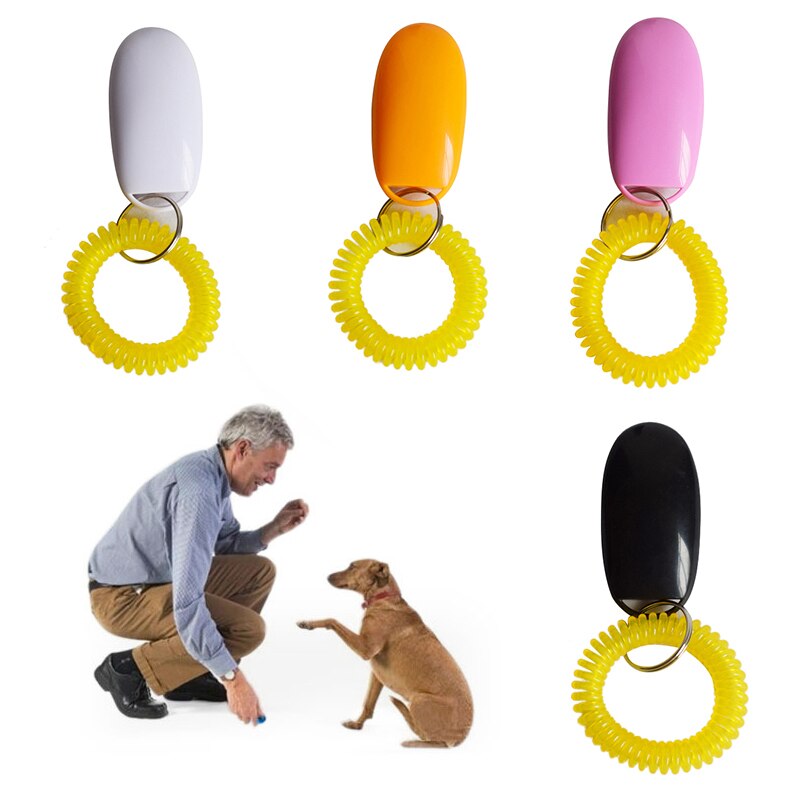 Training clickers Universal Animal Pet Training Clicker Obedience Strap Light Weight