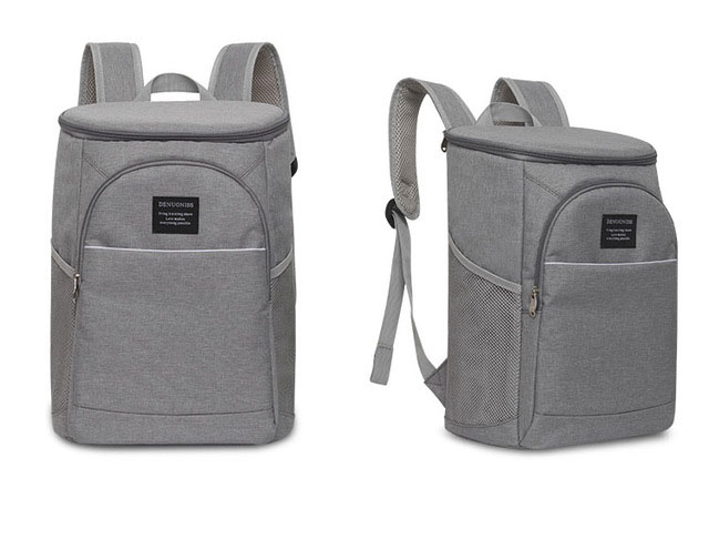 Rugzak 20L Thermische Zwarte Koeltas Rugzak Trave Waterdicht Bier Verse Keeper Isolatie Mochila Termica Mannen: L044 Gray