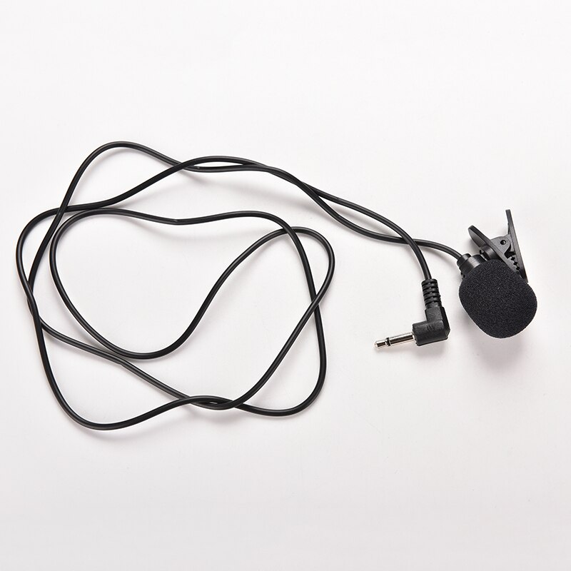 Universele Draagbare Mini Microfoon Headset Revers Lavalier Clip 3.5Mm Microfoon Voor Spraak Onderwijs Conferentie Gids Studio Mic