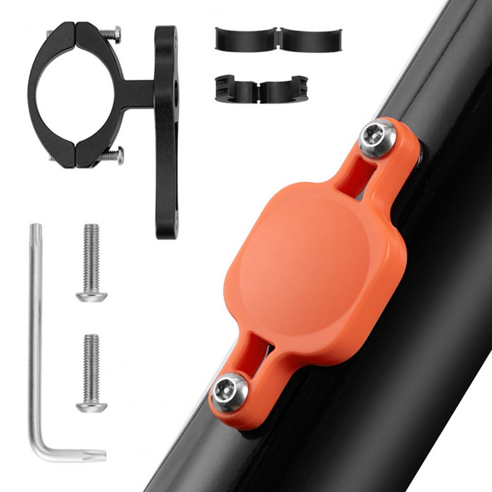Bike Tracker Bracket Anti-theft Tracker Stand Protective Cover Cycling Mountain Bike Bicycle Tracker Holder Tracker Stand Cover: Orange B