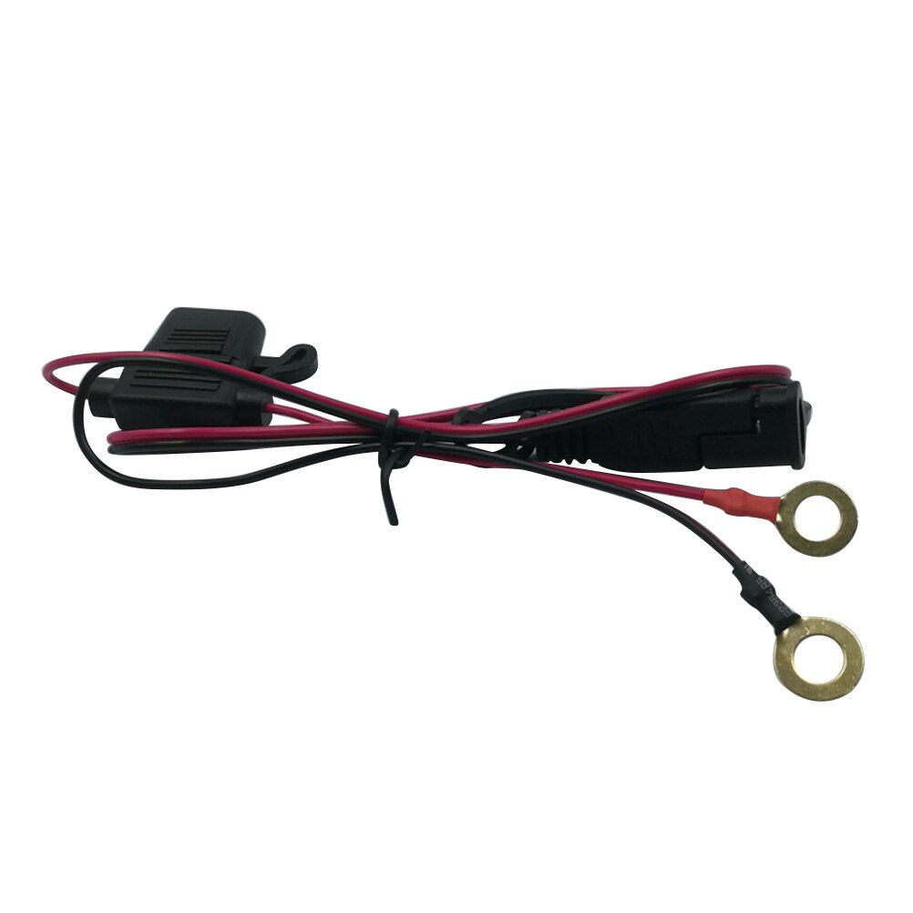 1pc SAE Power Cable Round Terminal Motorcycle Circuit Cable Battery Car Charging Line Solar Battery Connect Cables For RV Truck