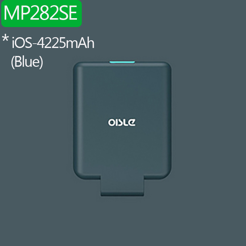 Mp280se novo 4th casos carregador de bateria externa de backup portátil power bank para iphone x xs max 11 pro/samsung/huawei/xiaomi oisle: IOS--Blue 4500mAh