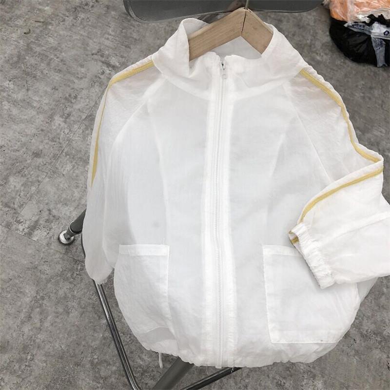 Ragazzi ragazze giacca tuta sportiva protezione solare abbigliamento abbigliamento estivo per bambini camicia con cerniera coreana Sunbreaker abbigliamento per bambini ragazza