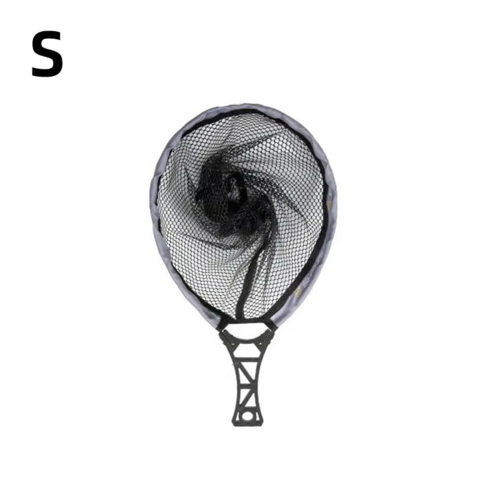 Rete da pesca portatile in tessuto nano maglia Testa anti-gancio Approfondimento Guadino da pesca Accessori per attrezzi da pesca neri: Oro