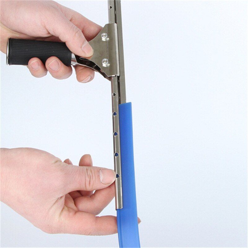 Stainless Steel Glass Scraper Strip Glass Scraper Strip Glass Scraping Replacement Strip Wiper Glass Scraper Rubber Article