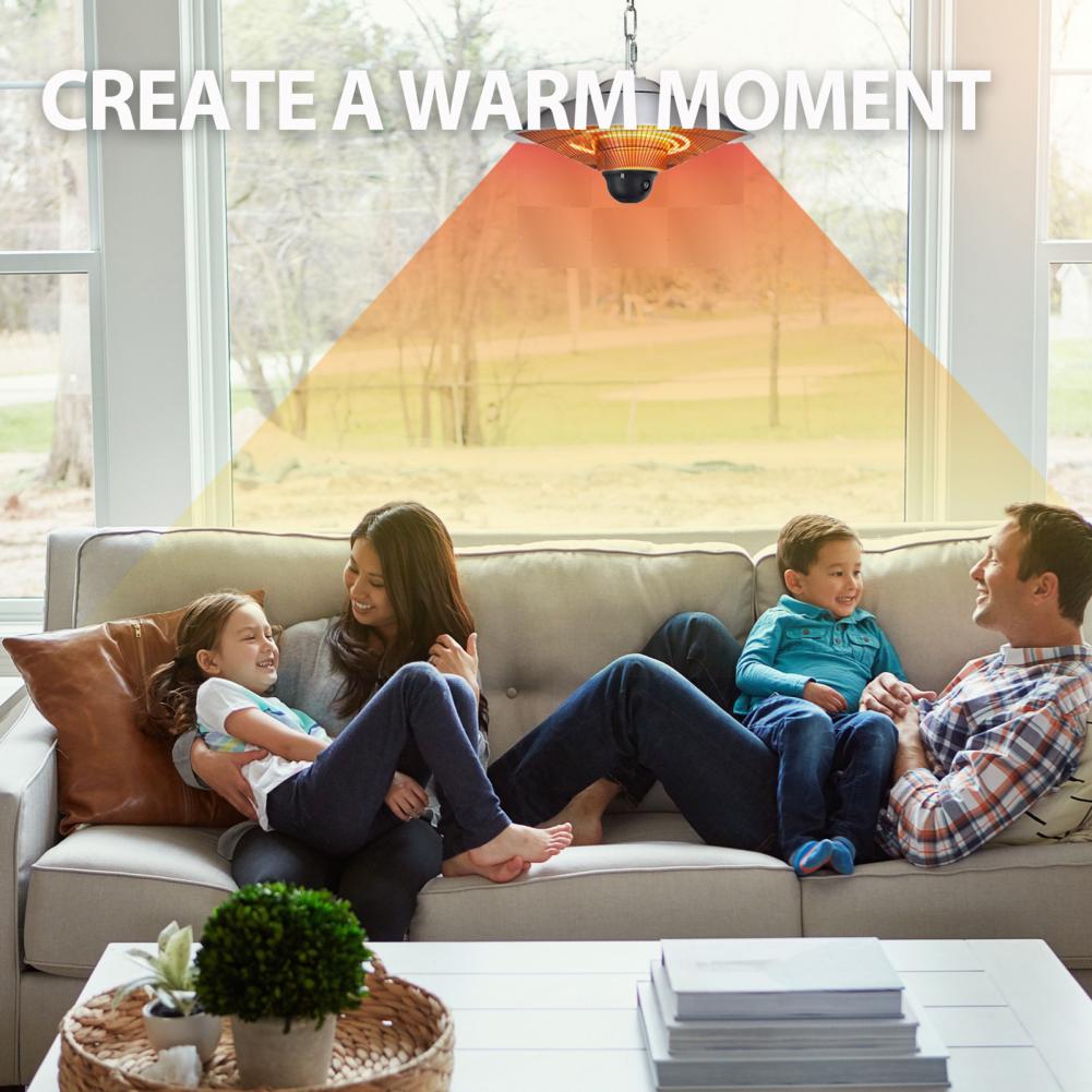 1 Set Heat Focusing Reflector Convenient Sturdy Detachable Heat Reflector Panel Durable Anti-rust Heater Deflector