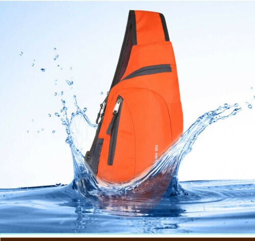 Nova Unisex Sólida Sling Saco Corpo Cruz Ombro Desporto Ao Ar Livre Peito Cintura Packs Caminhadas Viagem de Acampamento