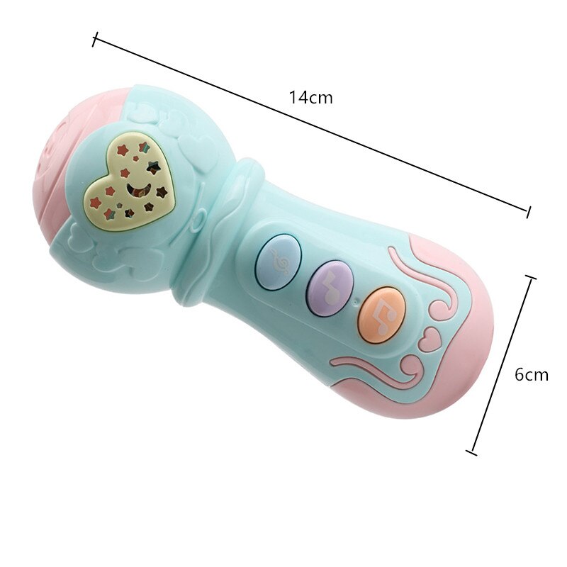 Baby Music Hand Clap Drum Fun Light Projection Toy Baby Puzzle Early Education Microphone Piano Guitar Rattle Appease Toy: 02