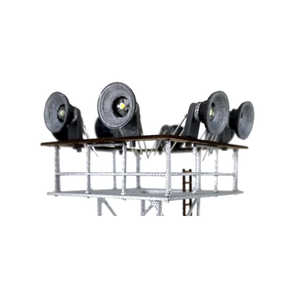 Station Spotlights Ho Scale 1:87 Indoor Lights Model Train Railway Layout Leds Architectural Lamps For Model Train Scenery