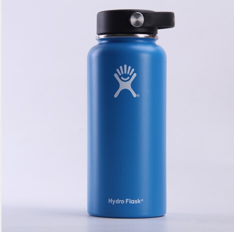 GH Stainless Steel Water Bottle Hydro Flask Water Bottle Vacuum Insulated Wide Mouth Travel Portable Thermal Bottle 32oz/40oz