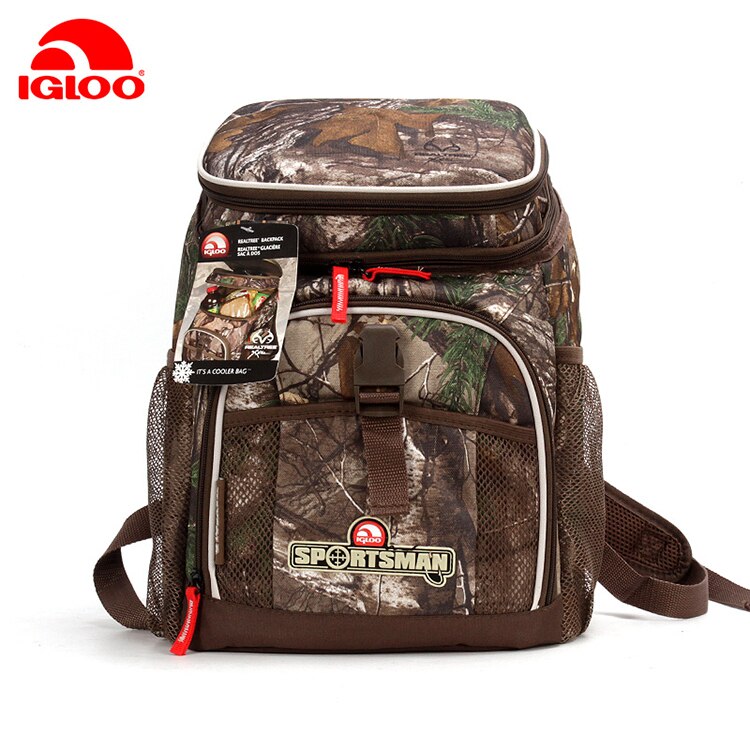 Mochila de pícnic de 12L, bolso de refrigeración para mantenimiento fresco, equipo de acampada, aventura al aire libre americana, gruesa, 5mm, aislante e impermeable: Jungle Camouflage