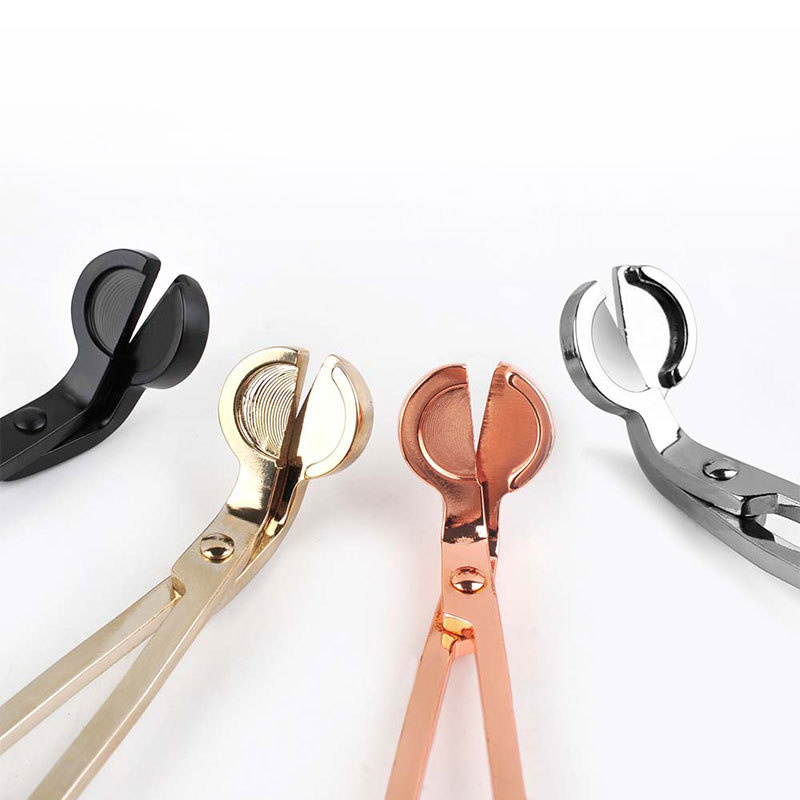 Veketrimmer i rustfritt stål, stearinlyssaks, håndlaget lyslaging, vekekutter, klipper for stearinlysslukkeverktøy