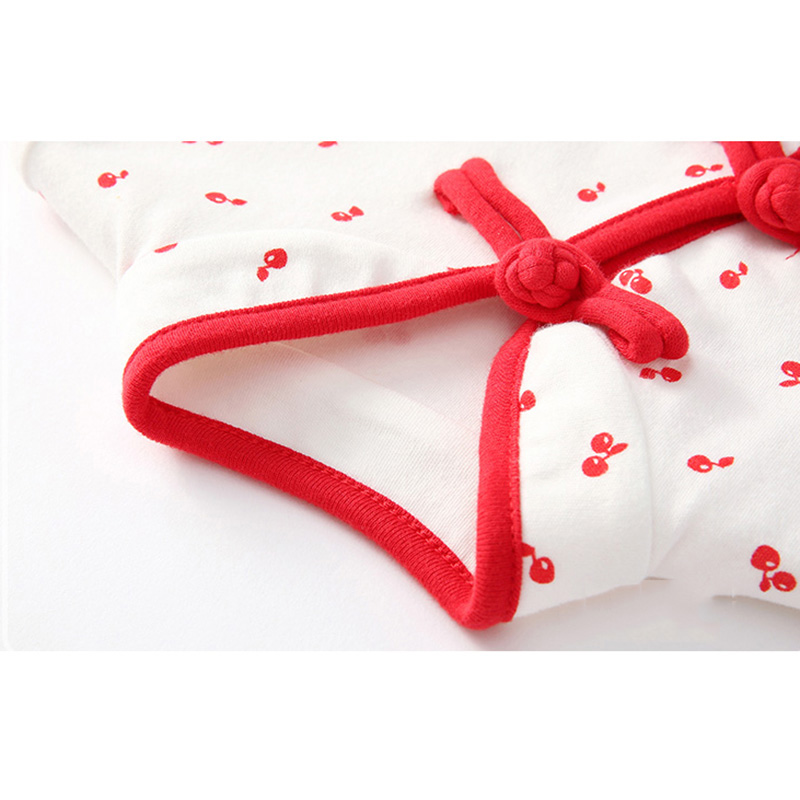 2Pcs/set Baby Boy Girl Autumn And Winter Print Long Sleeve Chinese Year Jumpsuit Cotton Soft Stylish Bodysuit Clothing