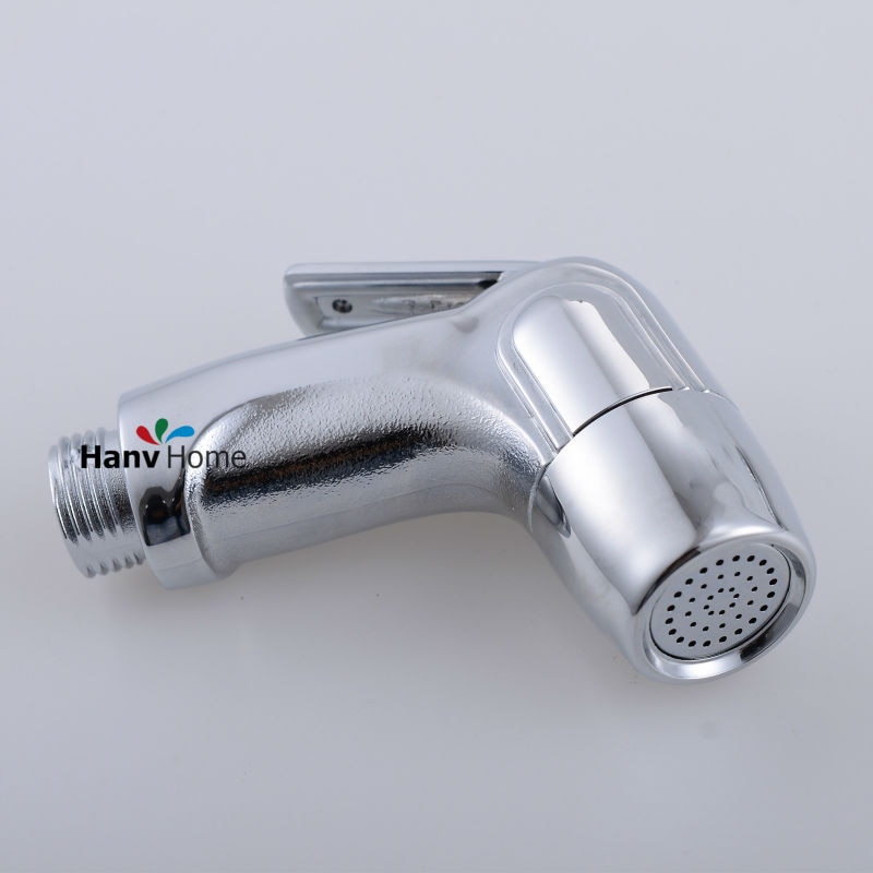 Toilet Abs Handheld Luier Sproeier Douche Set Shattaf Bidet Sproeier Douche Kit + G1/2 T-Adapter + Slang + Muurbeugel