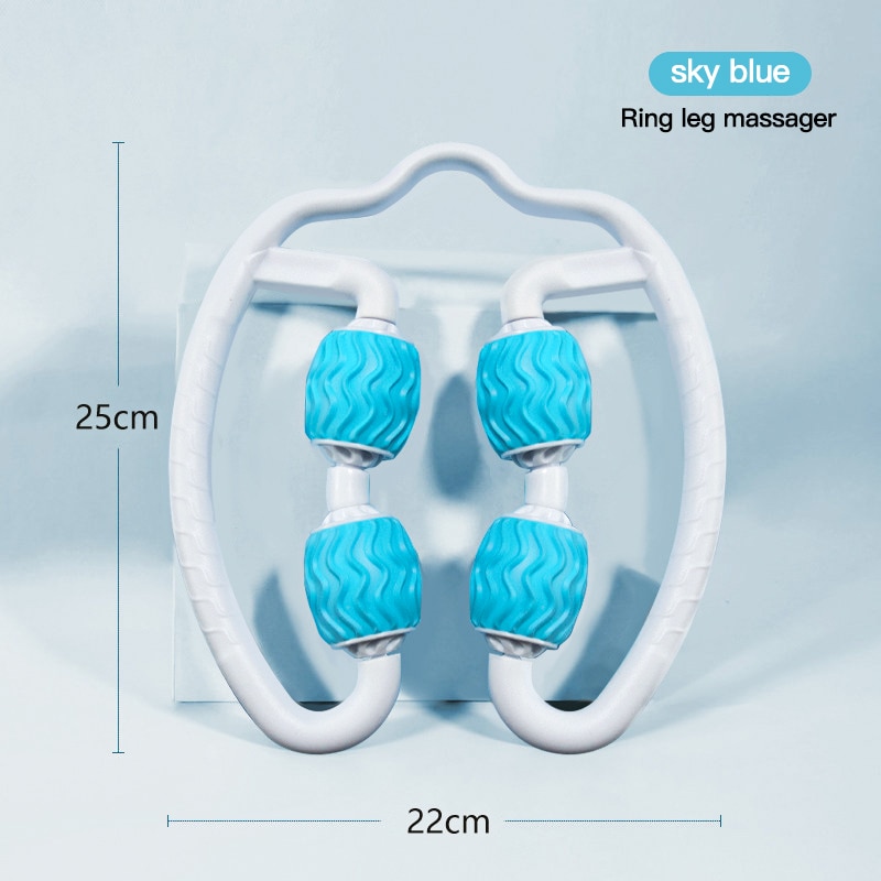 Muskeltræning rulle yoga u-form triggerpunkt massagerulle til ben hals muskelvæv til fitness gym yoga pilates sport