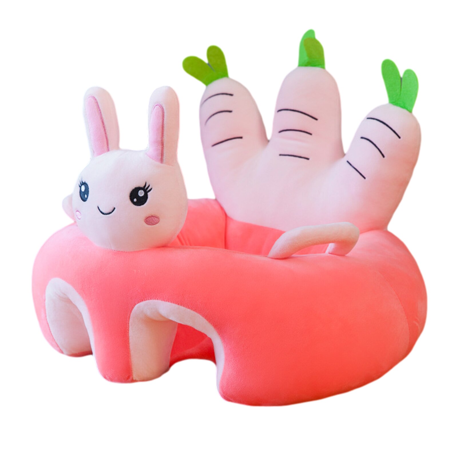 Veilig En Comfortabel Kussen Baby Sofa Baby Ondersteuning Zetel Zachte Leuke Leren Stoelen Zitten: rabbit