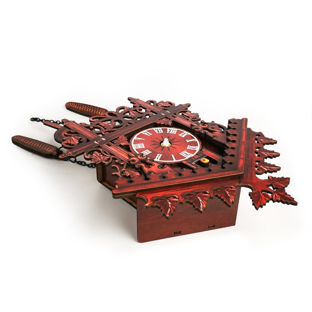 Antique Wall Clock Hanging Handmade Colck Living Room Swing Timer Alarm Clocks For Vintage Home Decoration Tools