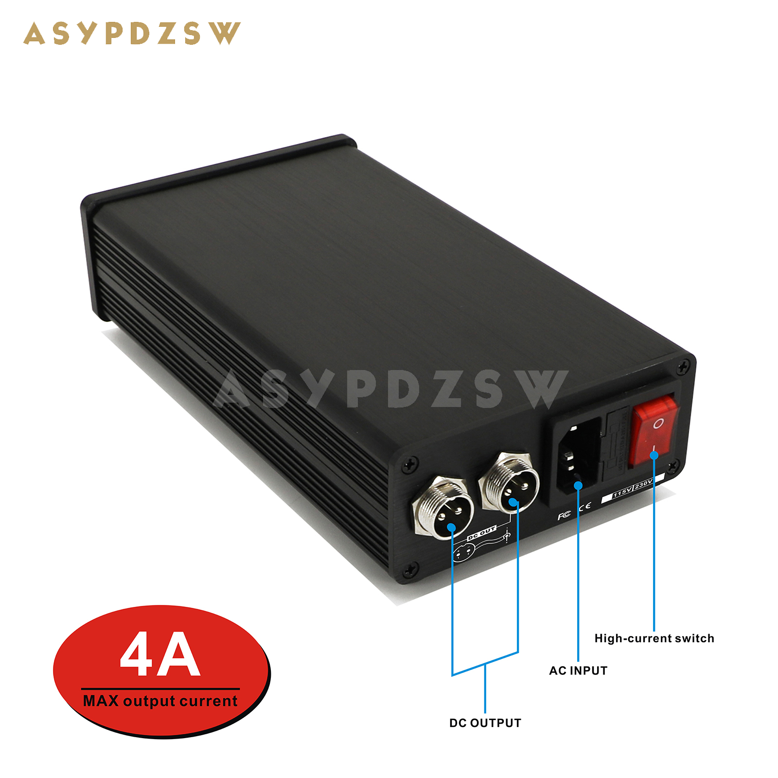 A32 50VA HIFI Alimentatore lineare a rumore ultra basso DC 5V/9V/12V/15V/18V/19V/24V LPS