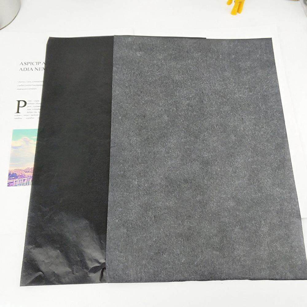 100 sztuk/zestaw zwot A4 kopiuj Papier węglowy Schilderen Leesb Papier śledzący grafit akcesoria dla dzieci Herbrui D1V4