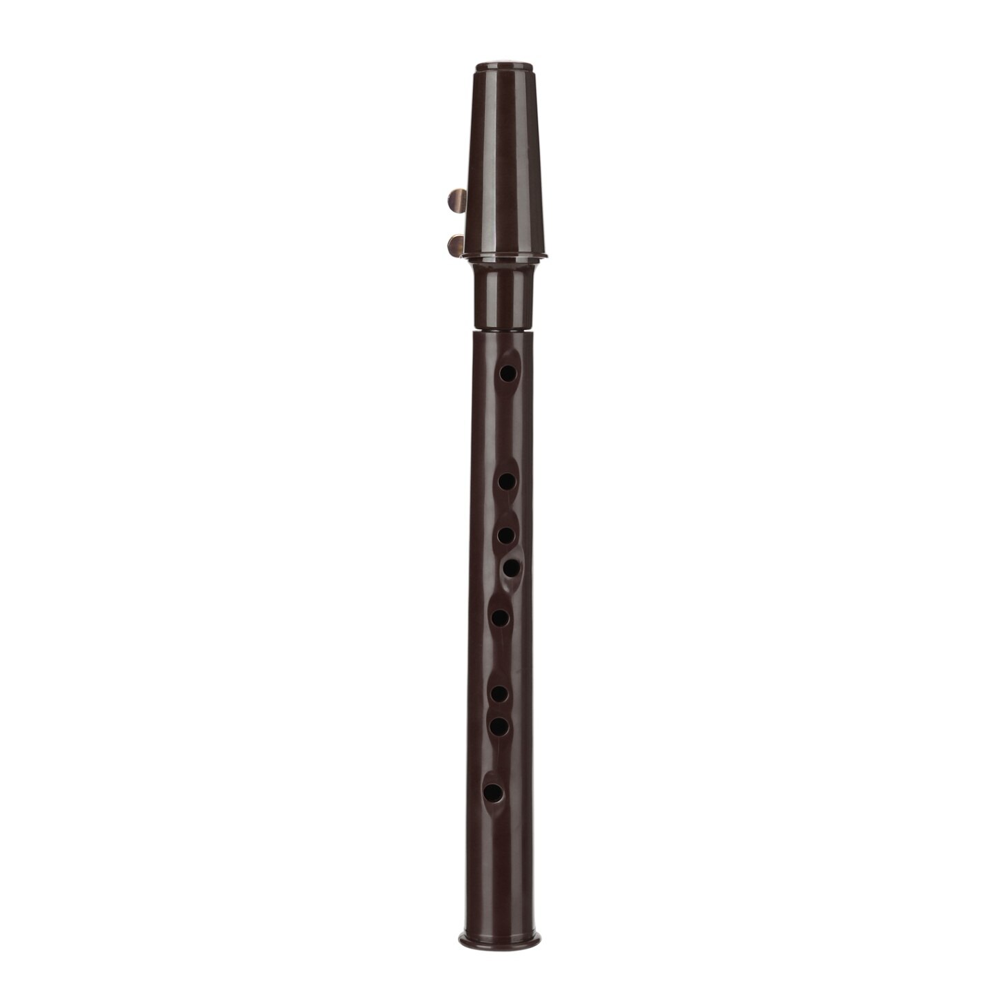 Saxo de poche Mini Saxophone Portable petit Saxophone avec sac de transport Instrument à vent saxofone droit/bouche de cloche:  Coffe Stright Mouth