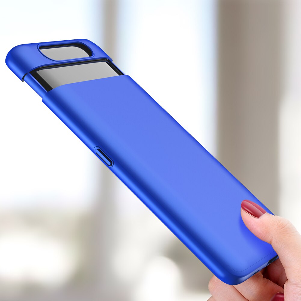 For Samsung Galaxy A80 Case Hard Hybrid PC 360 Full Body Protective Back Cover for Samsung Galaxy A80 Phone Case Fundas Coque: blue