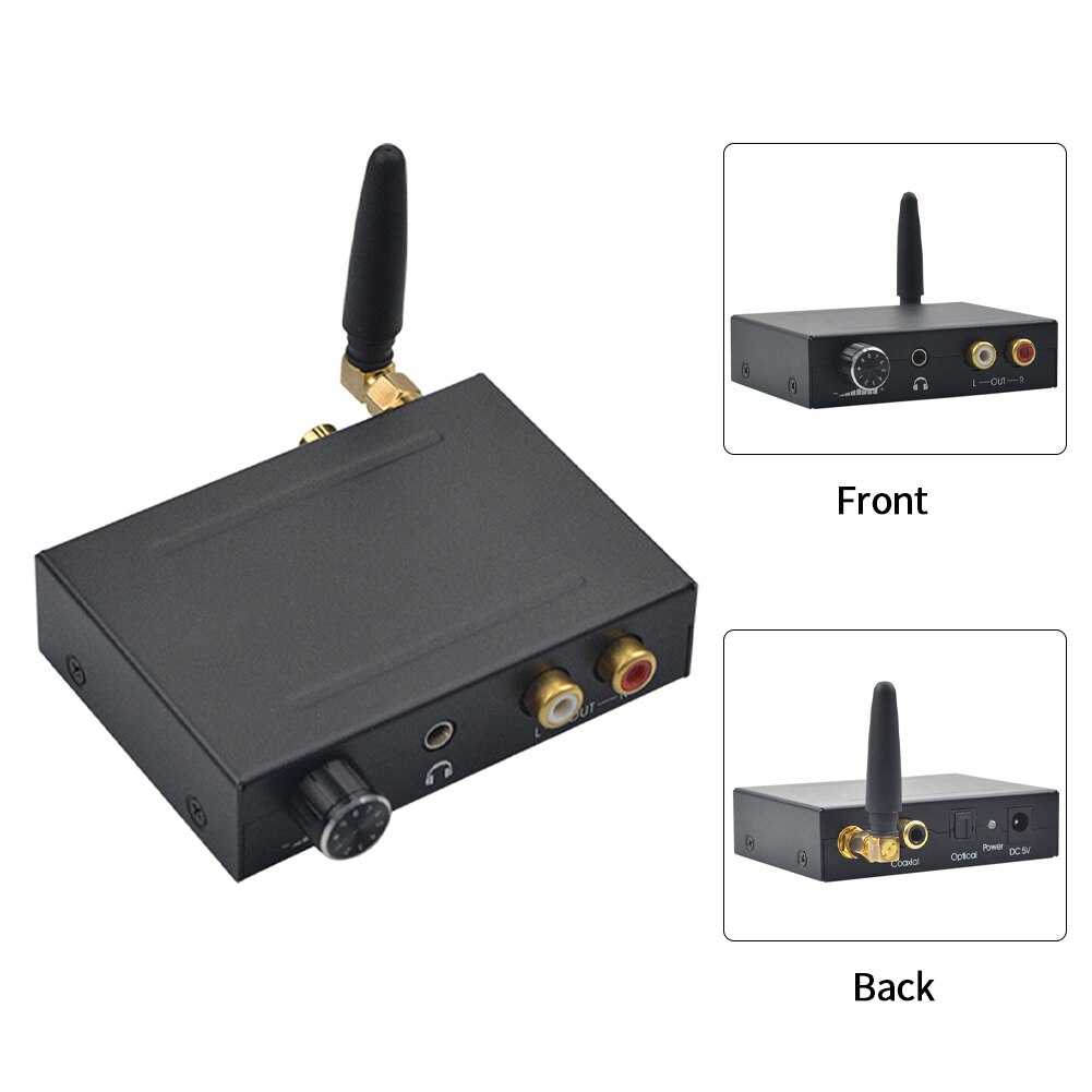 Audio Converter Volume Control Adapter RCA DAC -compatible Receiver Signal Conversion Home Theater Digital To Analog